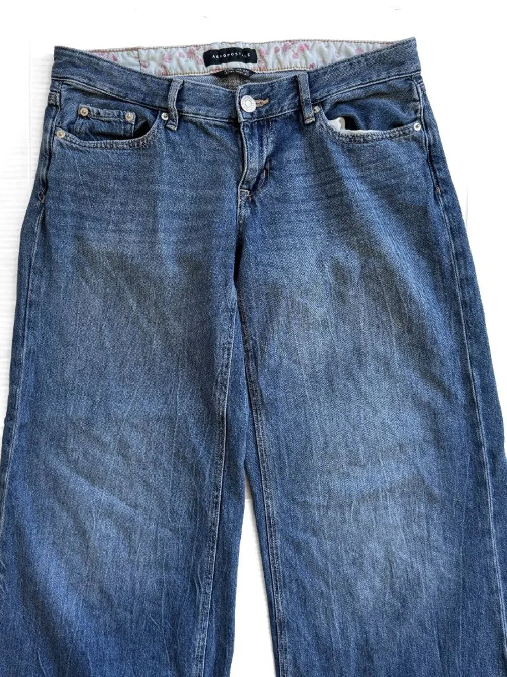 Aeropostale Super Low-Rise Ultra Wide Leg Jean - Picture 4 of 7